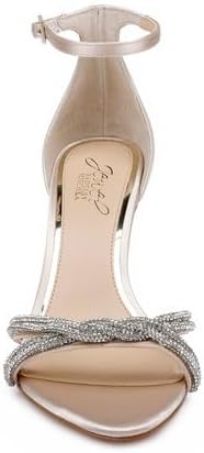Jewel Badgley Mischka Vani Glitter Straps Stiletto Heels - Image 5