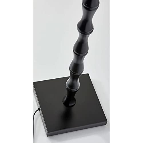 Adesso 1523-01 Stratton Floor Lamp, 62 In., 2 X 150 W Incandescent/Cfl, Black/Brown, 1 Black Lamp #TOP2