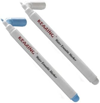 Two Water Erasable Pens (Markers) - White and Blue