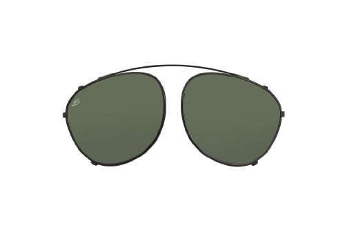 Serengeti 8056 Palmiro Clip, Satin Black Frame, Polar PhD 555nm Lens