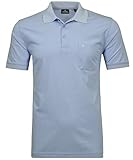Polokragen mit 3-Knöpfen Ragman Herren Kurzarm Softknit Poloshirt