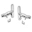 Bracket + Mounts -Chrome