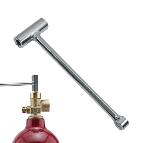 Llave Para Bombonas De Oxígeno | Herramienta Manual Con Mango En T Ergonómico Y Antideslizante,Herramienta Llave Para Cilindros | Para Uso En Hospital, Entorno Doméstico, Atención Sanitaria Y Sector