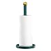 Daewoo Emerald Collection - Porta asciugamani da cucina, con dispenser per rotolo di carta da cucina, colore: Verde e oro, dimensioni: 15 x 15 x 34 cm