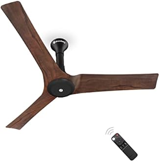atomberg Aris 1200mm BLDC Ceiling Fan with IoT & Remote Control | Smart Fan with Noiseless Operation | (Dark Teakwood)