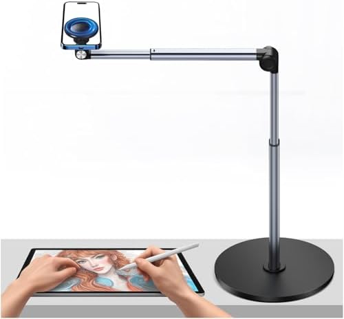 yAyusi Magnetic Mobile Stand Record Video, Adjustable and Foldabl...