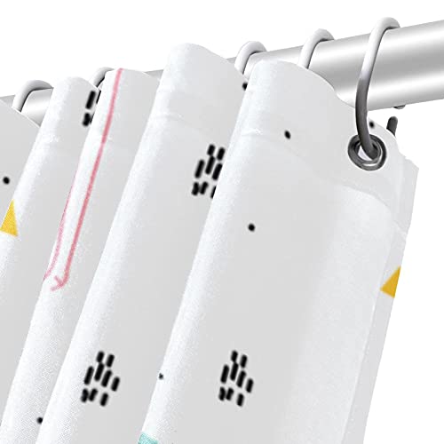 Rideau de douche imperméable pour éviter les flaques d'eau sur le carrelage - 6