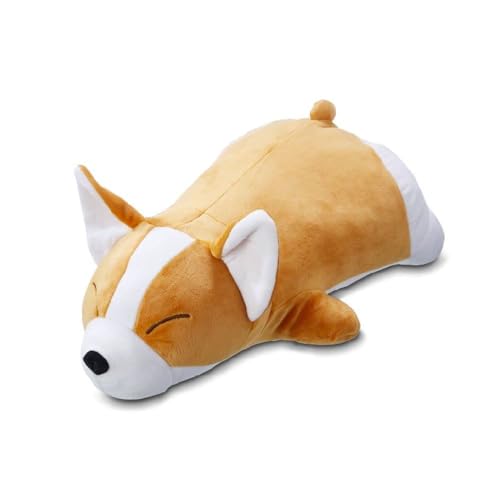 Go! Games Snoozimals Corgi Plush Pillow Toy - Soft, Huggable, and Durable Plushie Stuffed Animal for All Ages - 20 in - Thumbnail 4
