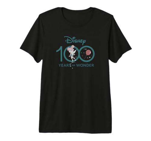 T-shirt Tinker Bell Disney 100 en coton premium pour un look magique au quotidien