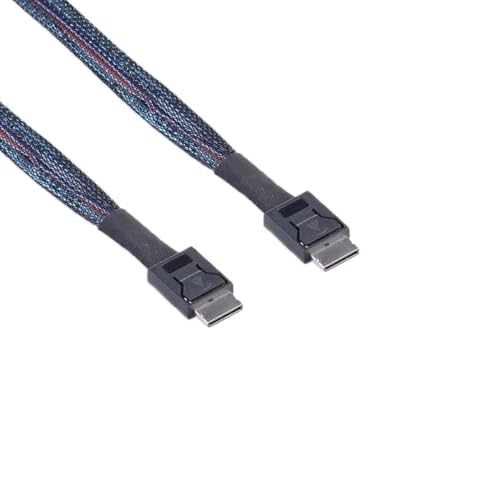 KAGAUOAS KAGAOAS OCuLinkconnector Cable SFF-8611 4i to SFF-8611 4i Server PCIe4.0 High Speed Data Transfer Cable, 50 cm
