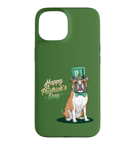 Happy St. Pawtrick's Day - �{�N�T�[ ���p�g���b�N�̓� ���� �X�}�z�P�[�X iPhone 15 �p