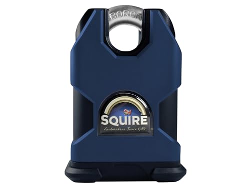Squire Stronglock Plus Laminated Padlock 50mm Closed Shackle Heavy-Duty Security Lock with Hardened Steel Body Anti-Theft Design Ideal for Sheds Gates Lockers & High-Risk Areas