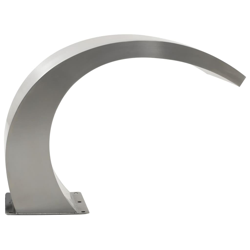 Fontana per Piscina LED Acciaio Inox 30x60x45 cm