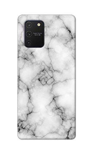 Image of Light White Marble Texture Natural Pattern Hard Back Case Cover for Samsung Galaxy Note 10 Lite /Samsung A81 / SM-N770F / DS Back Cover -(J5) VNS2230
