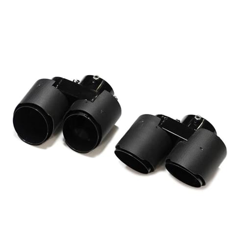 Tubos de escape cuádruples para X5 G05 y X6 G06 M40i silenciador deportivo trasero color negro