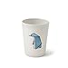 Cartaffini amis Origami "-Gobelet-Mélamine-Pingouins en Ø 6,4 cm % 2F 8,0 cm H 180 ml-capacité Blanc optique