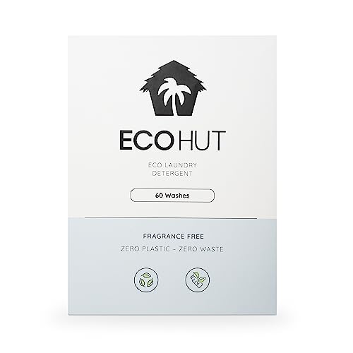 EcoHut Laundry Sheets Detergent Strips - Fragrance...