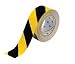 Brady Floor Marking Tape, ToughStripe, 2"x100', Blk/Yel