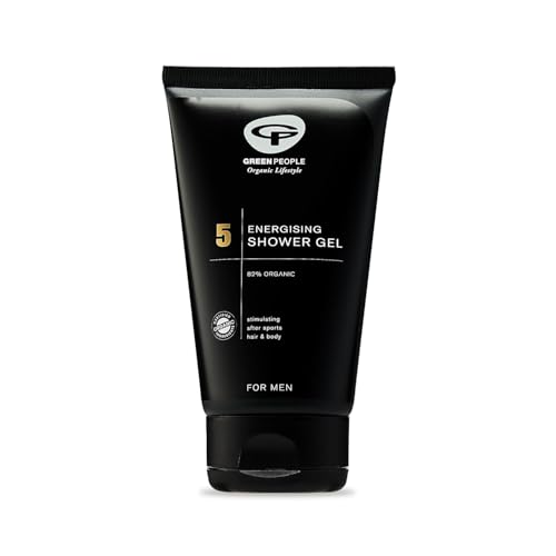 Green People Men's Body Wash - Natural & Organic Mint Shower Gel - SLS, Paraben & Ethanol Free - Vegan, 150ml