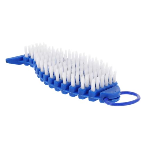 Happyyami Fischförmige Flexible Langhantelbürste Zum Schrubben Nano-langhantelreinigungsbürste Biegsames Langhantel-reinigungszubehör Für Fitnessgeräte