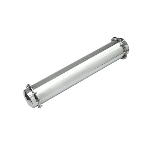 SoClaay Time Capsule Large Size 23.6inch/60cm Anti-Corrosion Waterproof Stainless Steel Capsule Container Durable Lock Container for Future Graduation Gift