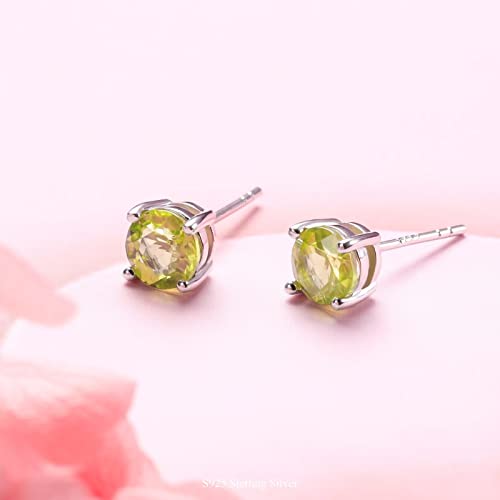 Ursilver Emerald Earrings For Women - S925 Sterling Silver Birthstone Earrings 2Ct Lab Grown Emerald Birthstone Stud Earrings Birthday Mothers Day May Jewelrys Gifts For Women Girls #TOP5