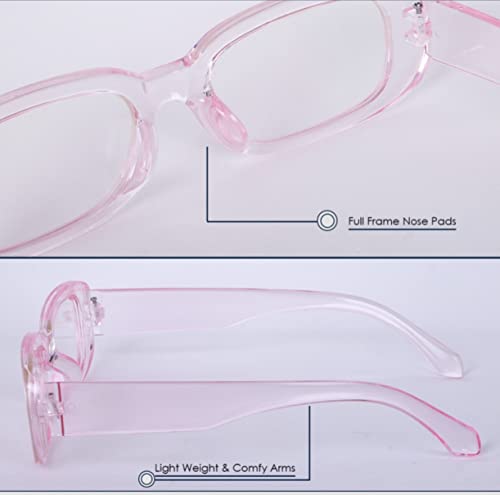 Image of IFLASH Rectangle Sunglasses for Women Retro Driving Glasses 90s Vintage Fashion Narrow Square Frame UV400 Protection Glasse