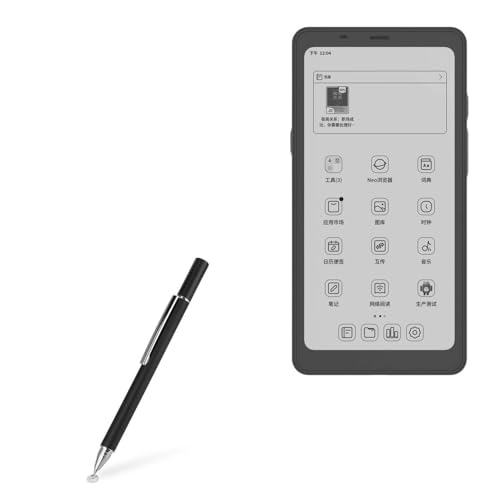 BoxWave Stylus Pen Compatible with Boox Palma E-Ink Tablet - FineTouch Capacitive Stylus, Super Precise Stylus Pen - Jet Black