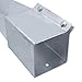 Fence Post Holder Support Drive In Spike Galvanised 100 x 100 x 750mm 12PK