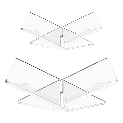 Soporte para libros de acrílico transparente para leer sin manos 6