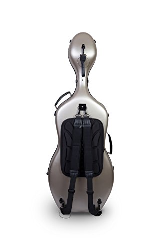 image for Crossrock Poly Carbon Composite Case fits for 4/4 Size Cello with Back