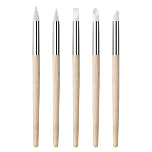 WANGCL Paquete de 5 rotuladores para raspar, herramientas para limpiar diales, joyas, relojes, monedas, aplicaciones electrónicas y eliminación de óxido y corrosión.