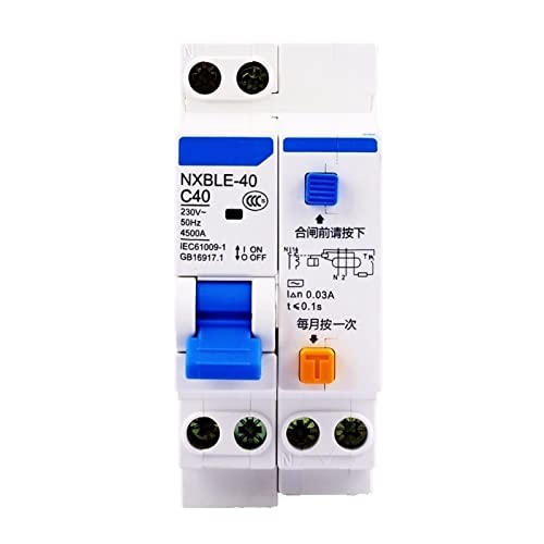 Disjoncteur de fuite à la terre NXBLE-40 25A pour éviter les surcharges 230V