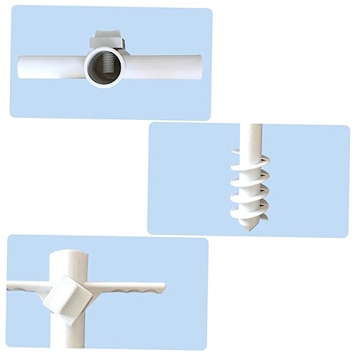 BEBEMOKO Ancre De Parasol De Plage à Cinq Broches Pince à Sable Tarière Empêche De Envoler Usage Plage Jardin