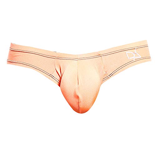 Daniel Alexander Mens Fashionable V-Shaped Erotic Back Bulge Pouch Emotion Slip Thong Underwear Orange #TOP2