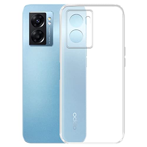 Image of COVERBLACK Transparent Rubber Case Back Cover for Realme? RMX3571 / Narzo 50 5G - Transparent