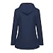 FOTBIMK - Chubasquero con capucha, impermeable, ligero, para mujer, cortavientos, prenda ideal...