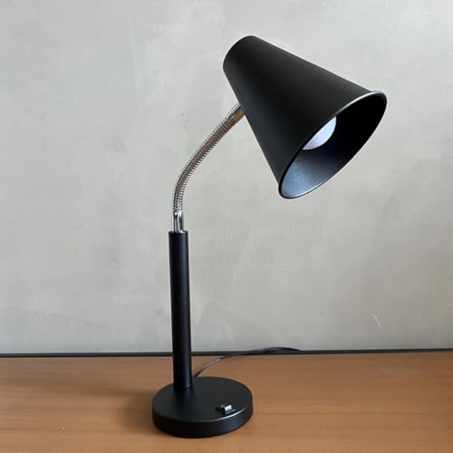 Luminária de Mesa Abajur Cone Flexível em Alumínio com Pintura Eletrostática Soquete E27 Bivolt (Pre