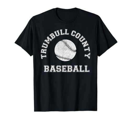 Trumbull County Baseball Distressed Retro Classic T-Shirt