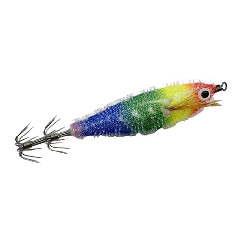 Fishing Lures Shrimp Lure Baits Glow Jigs Hook 7.5cm 6g Glow Squid Jigs Artificial Hard Baits Cuttlefish Hook High Attraction Ni