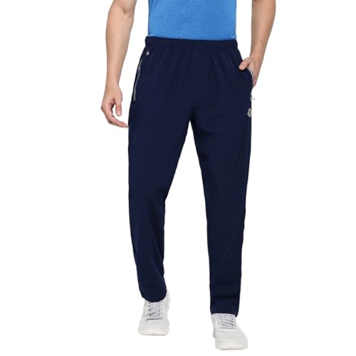 Image of Van Heusen Athleisure Men's Quick Dry Track Pants (51042 Navy S)