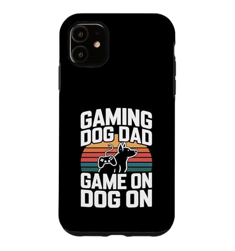 �������ȃQ�[���uDog Dad Game On Dog On Controller�v �X�}�z�P�[�X iPhone 11 �p