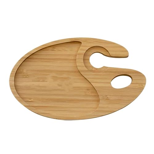 Kixolazr Assiette porte-verre à vin, assiettes d'apéritif à vin, plateau de service en bois avec support à vin, planche de service de charcuterie à cocktail, petite planche à fromage