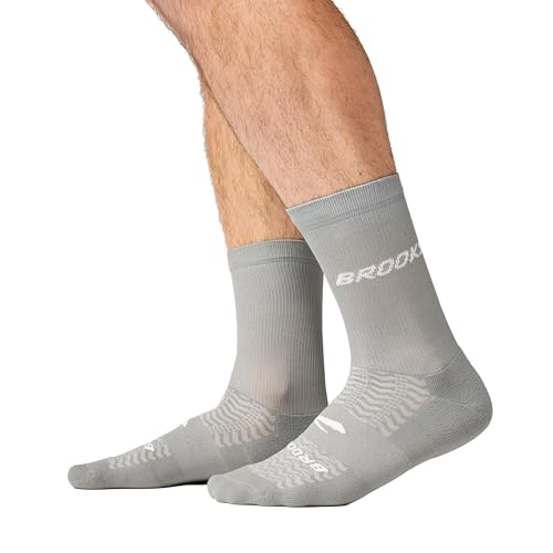 Image of Brooks Run-In Crew Sock 3-Pack, Crew Length, Arch Support, Running Socks