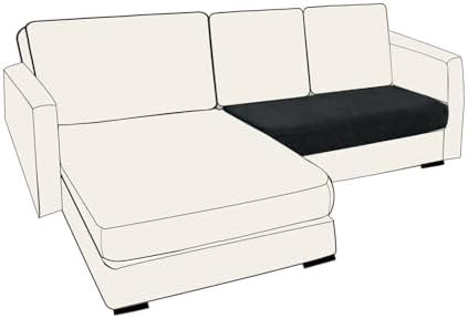 Miniatura 1 de UNBBRRL Fundas de cojín de asiento de sofá elásticas para sofá, funda de cojín individual para sofá, fundas de héroe para proteger contra arañazos