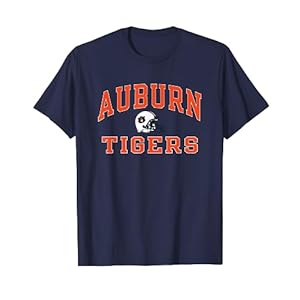 Auburn Tigers Football Helmet Officially Licensed T-Shirt