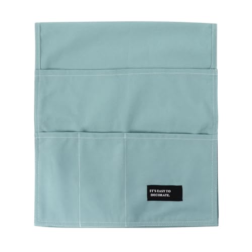 Bolsa lateral azul para sofá con cuatro compartimentos reutilizable TOYANDONA 2