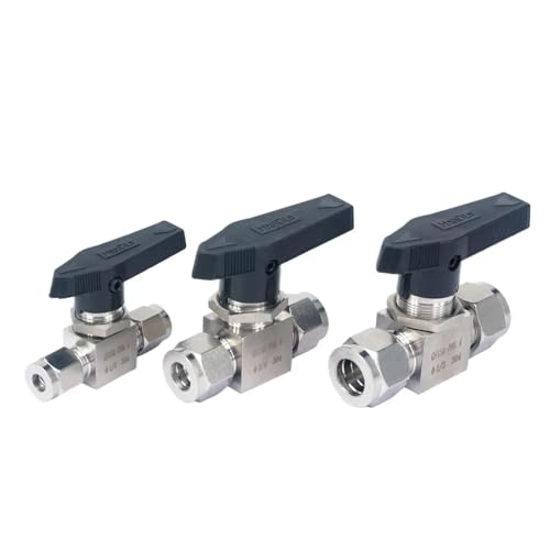 Vanne d'arrêt compression 3/8 en acier inoxydable 304 PN 6.4