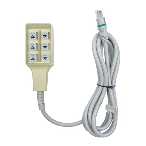 Electric Hospital 6 Button Bed Remote Hand Control Model 1115290 Replacement