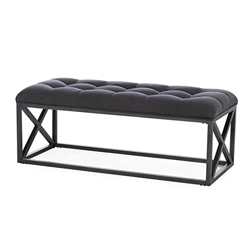 Banc de salle à manger confortable en lin pour optimiser l'espace autour de la table